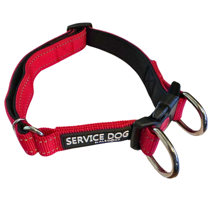 ALBCORP Service Dog Vest Harness - Reflective - Woven Polyester and Nylon, Comfy Mesh Padding - Sizes from XXS to XL – Service Dog Patches Included.-Dog Vest Harness-AlbCorpShop