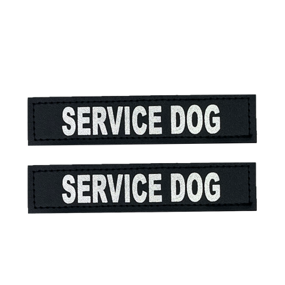 ALBCORP Service Dog Vest Harness - Reflective - Woven Polyester and Nylon, Comfy Mesh Padding - Sizes from XXS to XL – Service Dog Patches Included.-Dog Vest Harness-AlbCorpShop