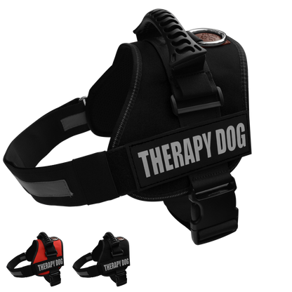 ALBCORP Service Dog Vest Harness - Reflective - Woven Polyester and Nylon, Comfy Mesh Padding - Sizes from XXS to XL – Service Dog Patches Included.-Dog Vest Harness-AlbCorpShop