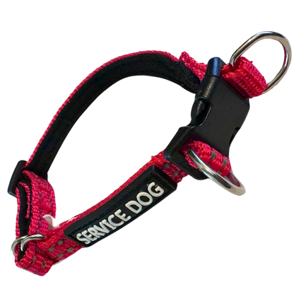 ALBCORP Service Dog Vest Harness - Reflective - Woven Polyester and Nylon, Comfy Mesh Padding - Sizes from XXS to XL – Service Dog Patches Included.-Dog Vest Harness-AlbCorpShop