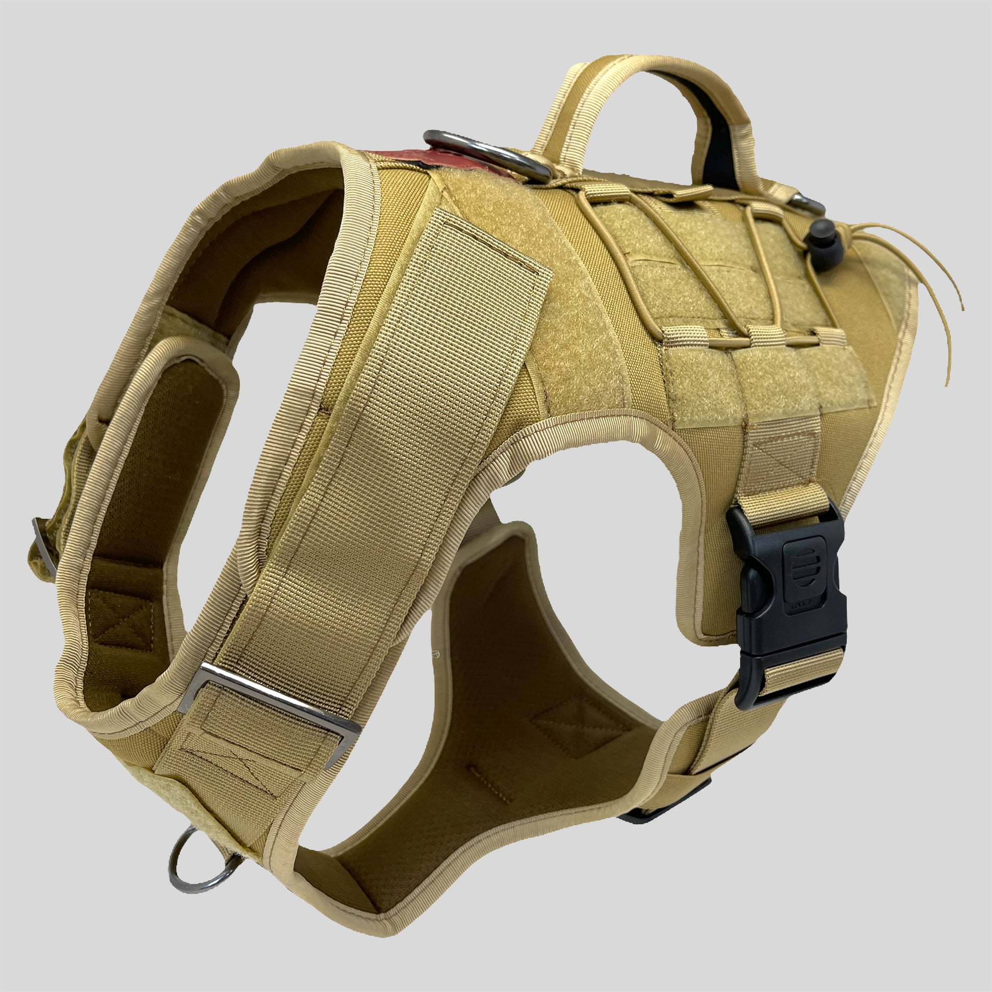 military working dog gear Albcorp Tactical Dog Vest Harness. Military MOLLE Modular System